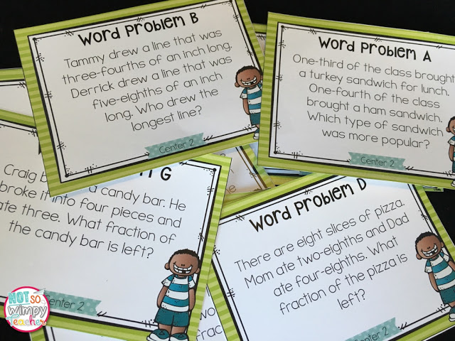 using task cards for test prep for math is a great way to practice word problems
