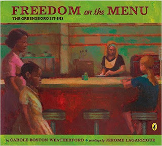 Freedom on the Menu is a great book for Black History Month