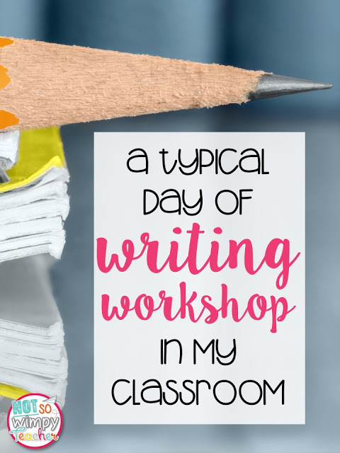Take a look at how I use writer's workshop to teach writing everyday in my classroom.