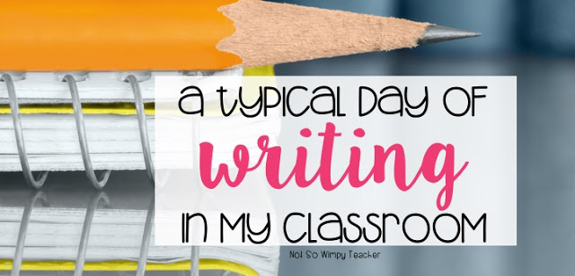 Take a look at how I use writer's workshop to teach writing everyday in my classroom.