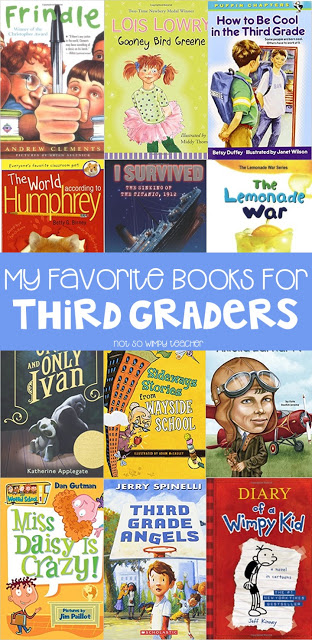 ook recommendations for 3rd grade read alouds and book clubs