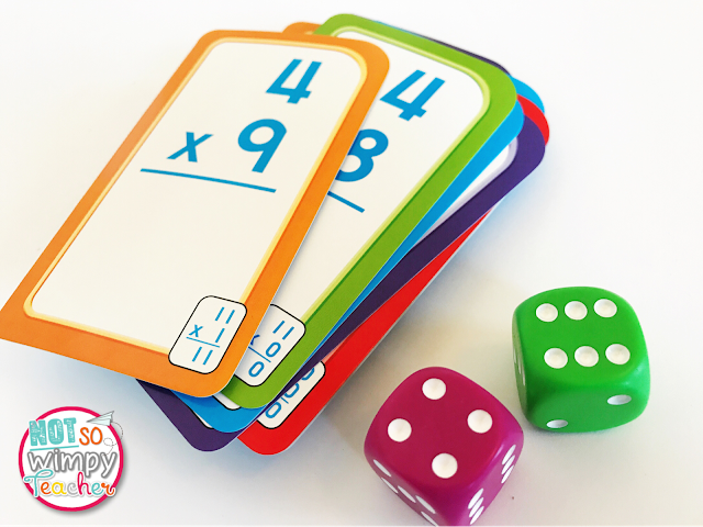 These games are perfect for centers when you are teaching multiplication!