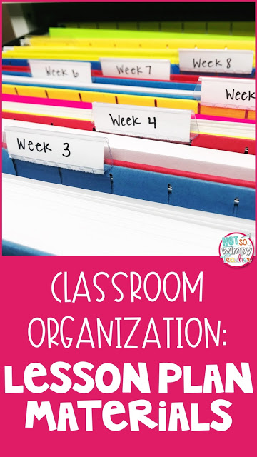 A time saving tip for getting your classroom resources prepped and organized!