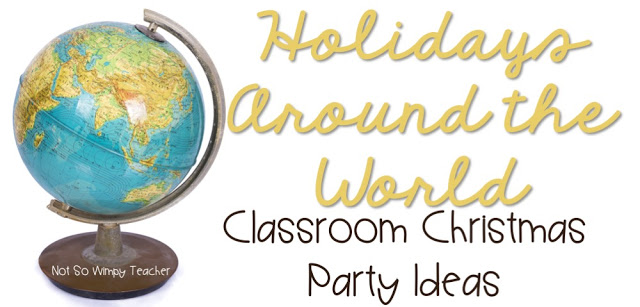 Food, books and activities for a Holidays Around the World classroom celebration