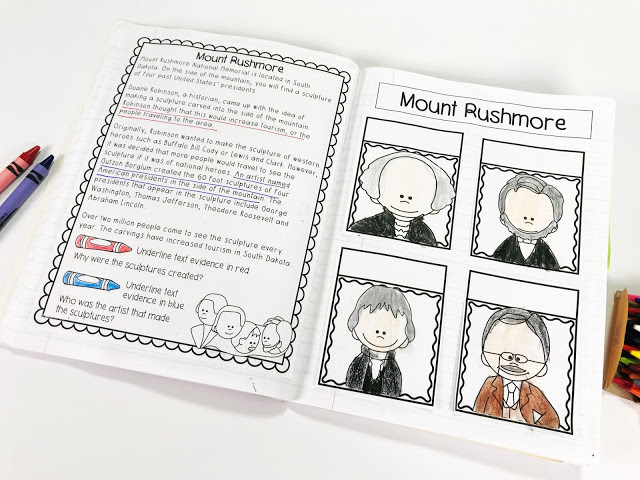 Presidents Day Interactive Notebook
