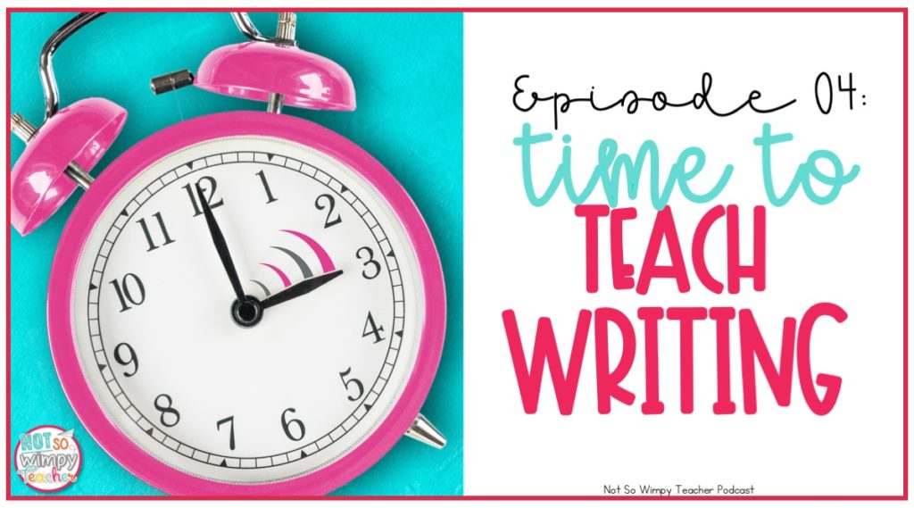Finding time for writing workshop