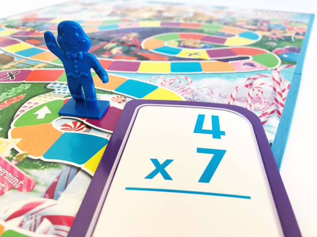 Board games make great resources for practicing multiplication