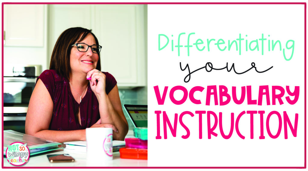 Differentiating Vocabulary Lessons