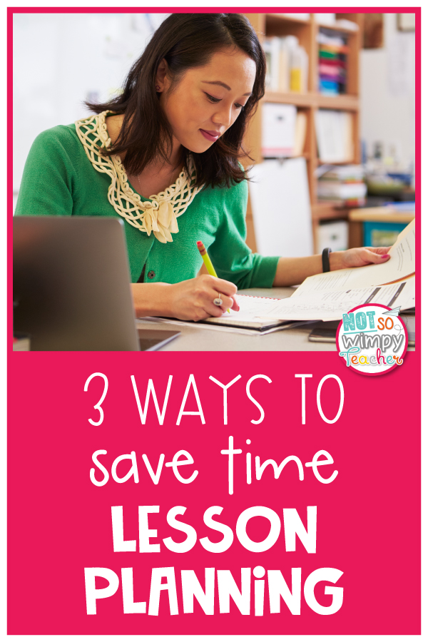 Save time lesson planning