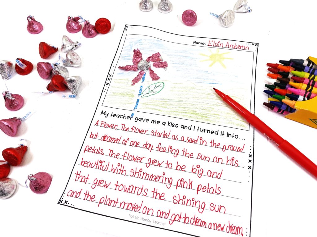 Valentine's Day writing activity for the classroom