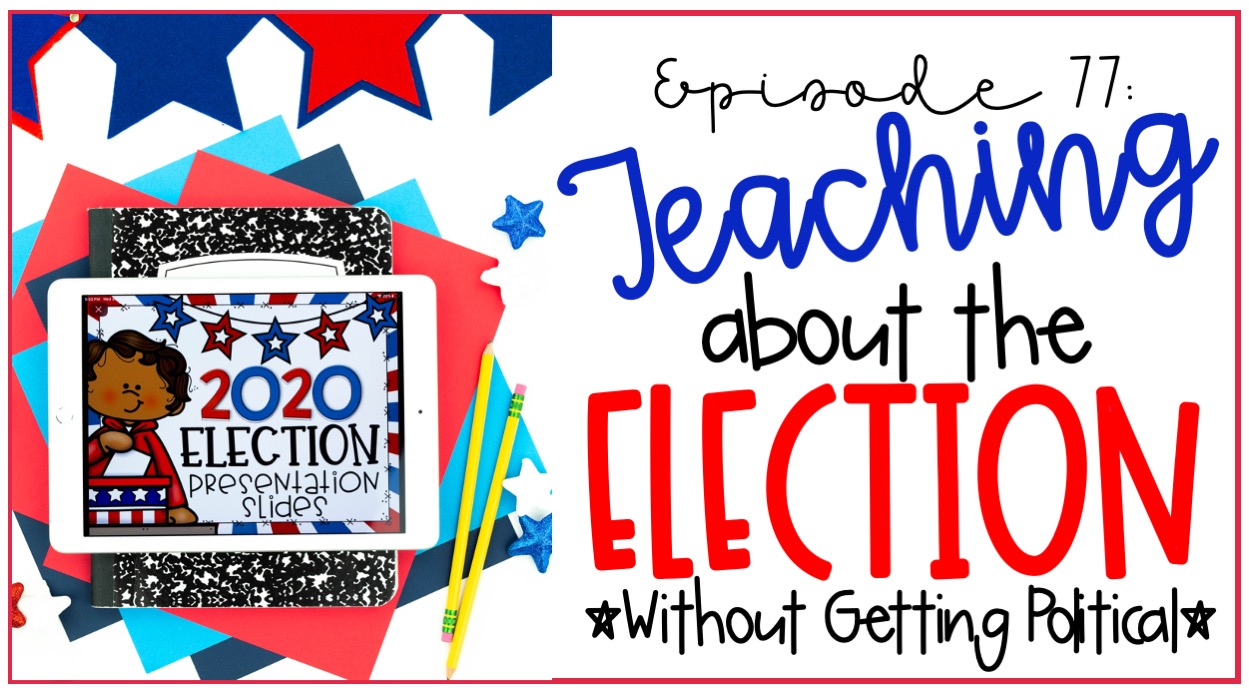 digital election activity for kids featured on iPad