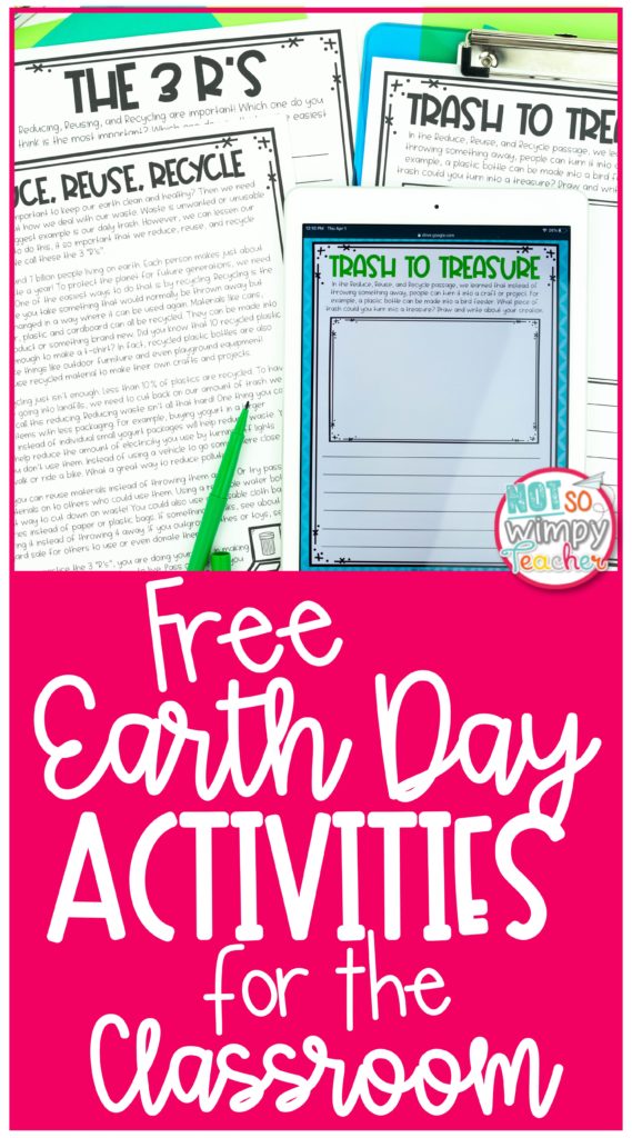 Pin for Free Earth Day Activities for the Classroom