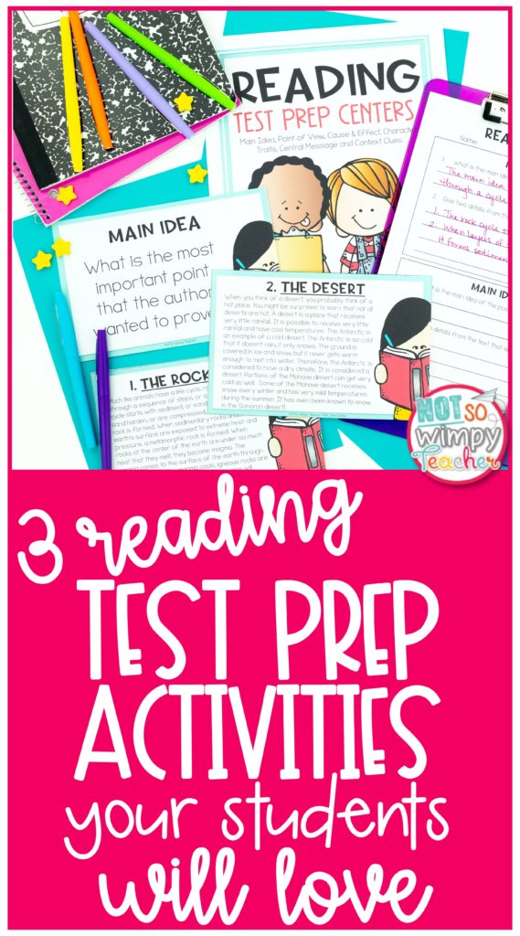 Pin for 3 reading test prep activities your students will love
